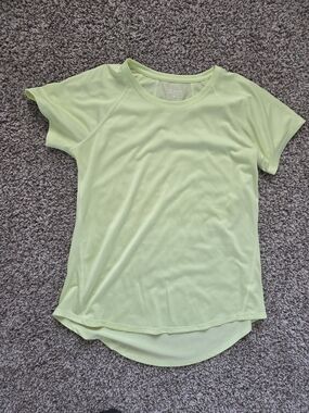 Tek Gear Light Lime Short Sleeve Performance Tee